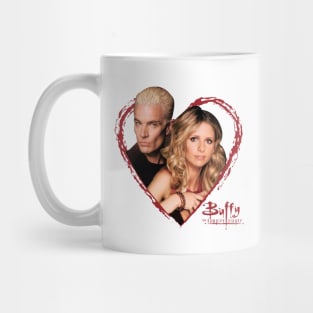 Buffy The Vampire Slayer Spike Love Story Retro Tv Show Mug